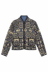 haridwari jacket--kasuri ikat ivory