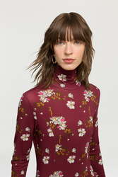 lauren dress--aomori sakura dark ruby red