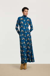 lauren dress--aomori sakura cobalt