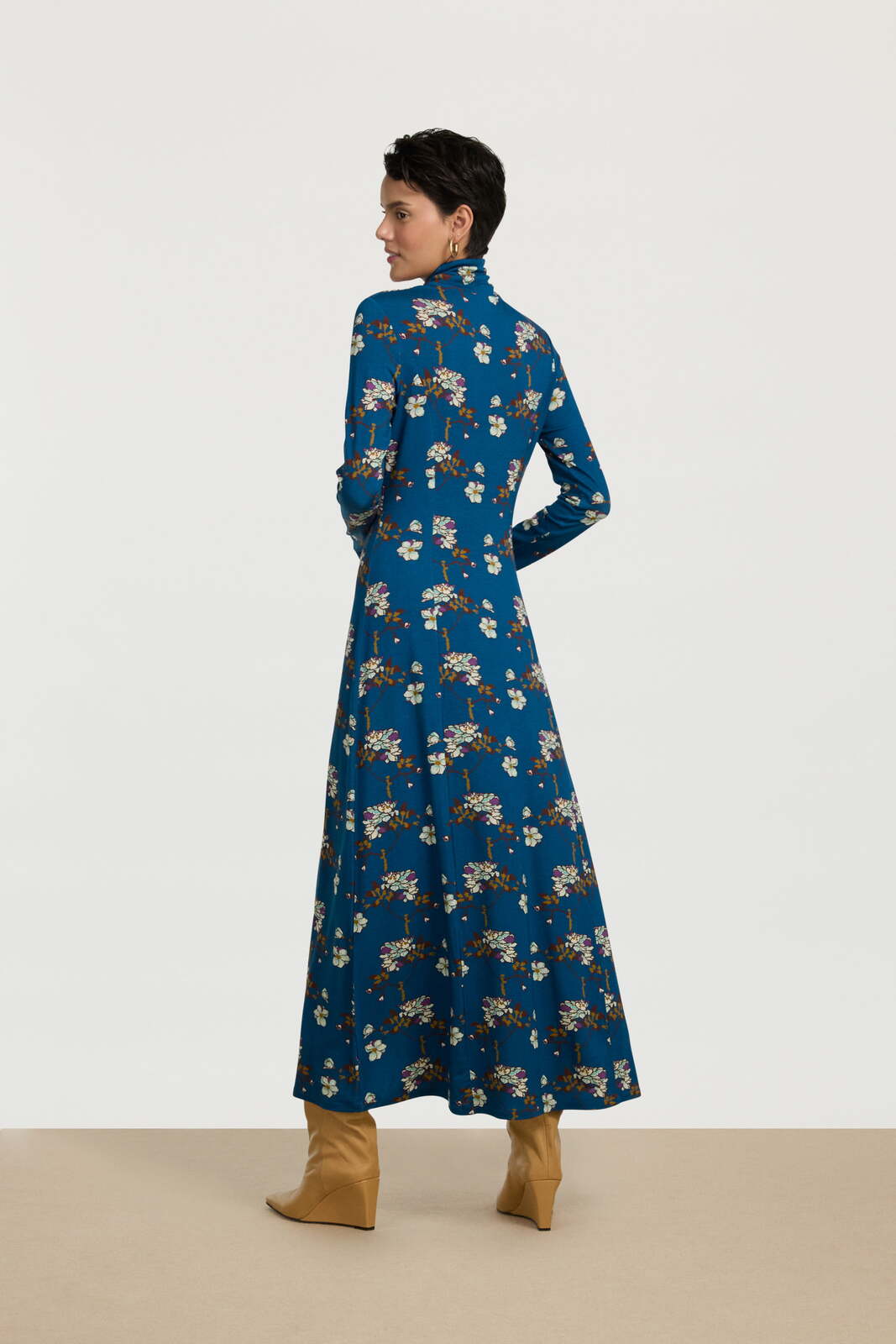 lauren dress--aomori sakura cobalt