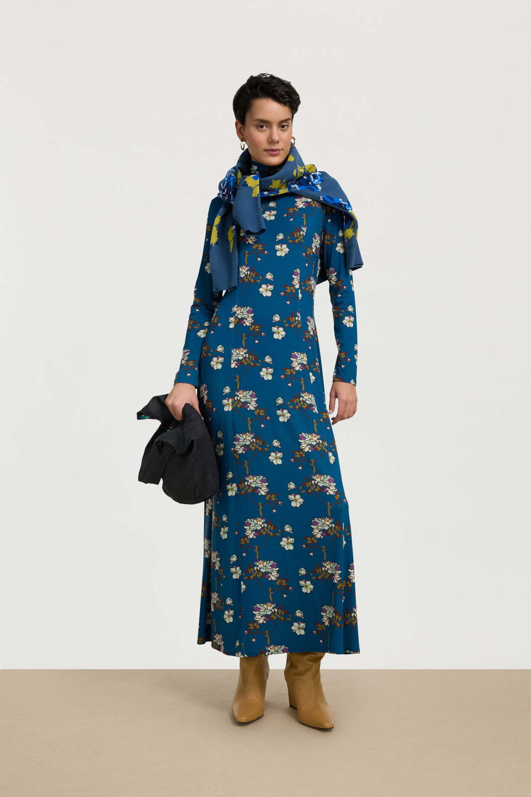 lauren dress--aomori sakura cobalt