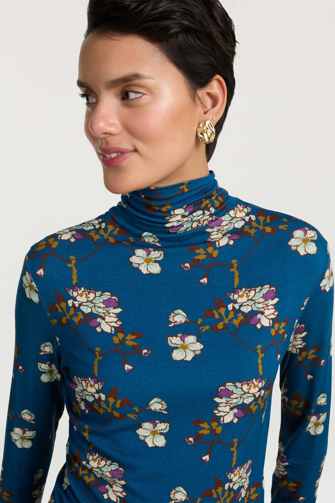 lauren shirt--aomori sakura cobalt