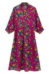 lotty dress--orihime roses fuxia