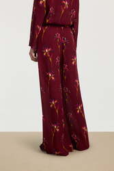 pantalone marina--black iris dark ruby