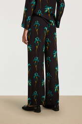 marina pants--black iris coffee