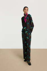 marina pants--black iris coffee