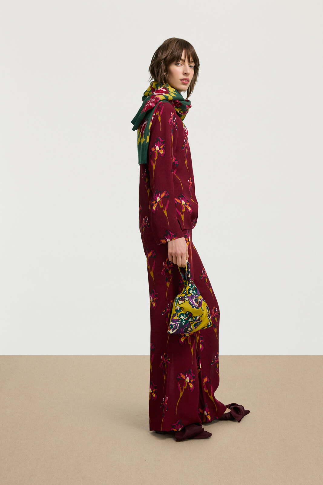 marina shirt--black iris dark ruby