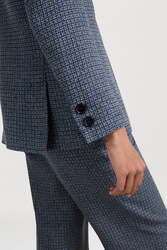 noa jacket--checks blue