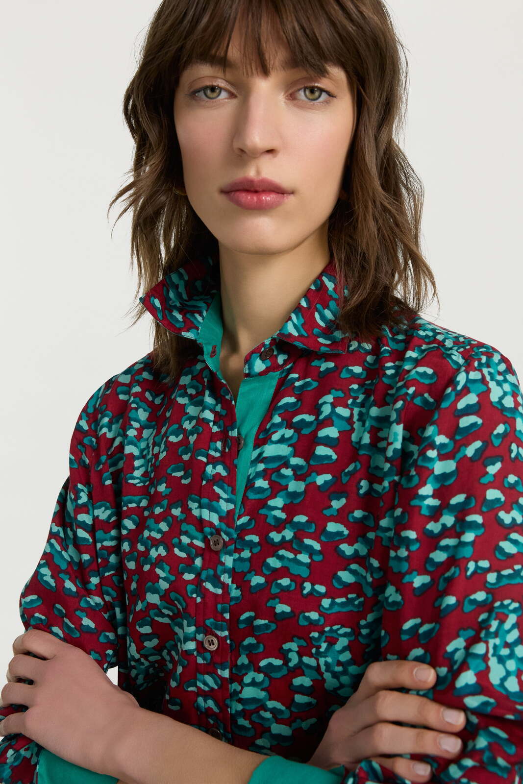 polo shirt--ito jakucho red