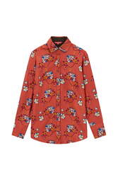 polo shirt--aomori sakura rust