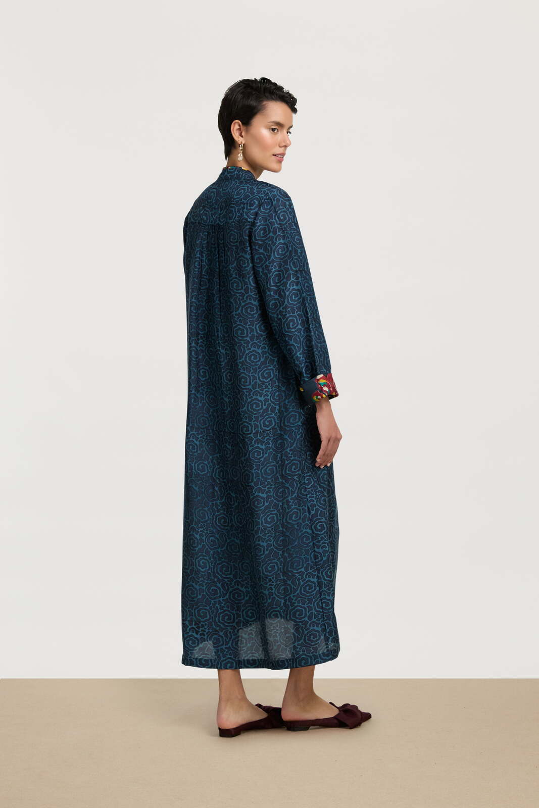 radha kaftan--spiral payne