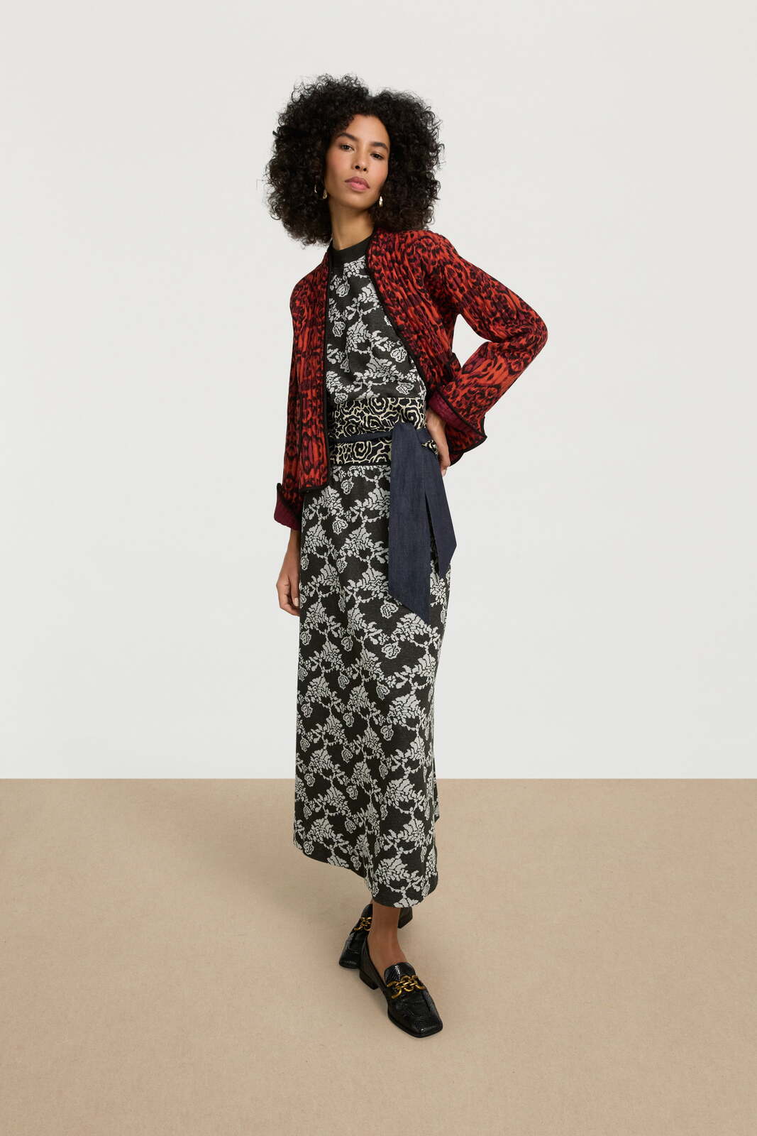 theresa skirt--aomori sakura grey