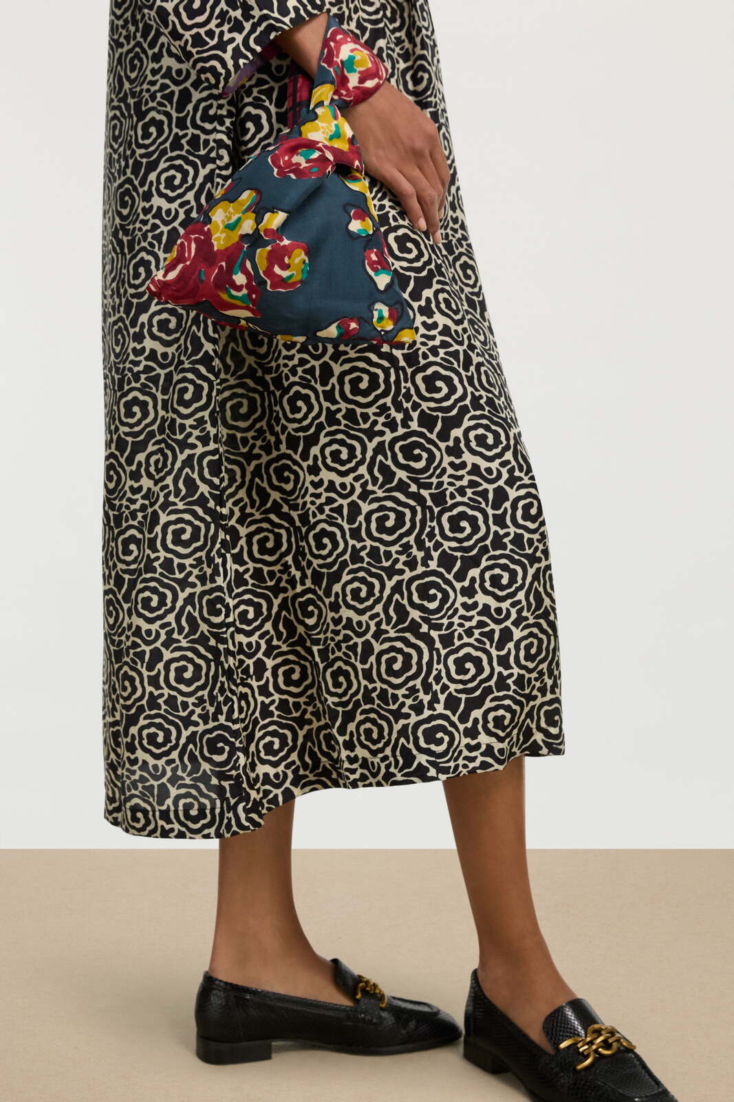 borsa knot in seta--orihime roses sugar