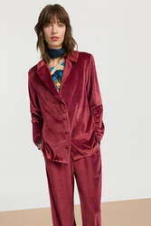 lea jacket--rust