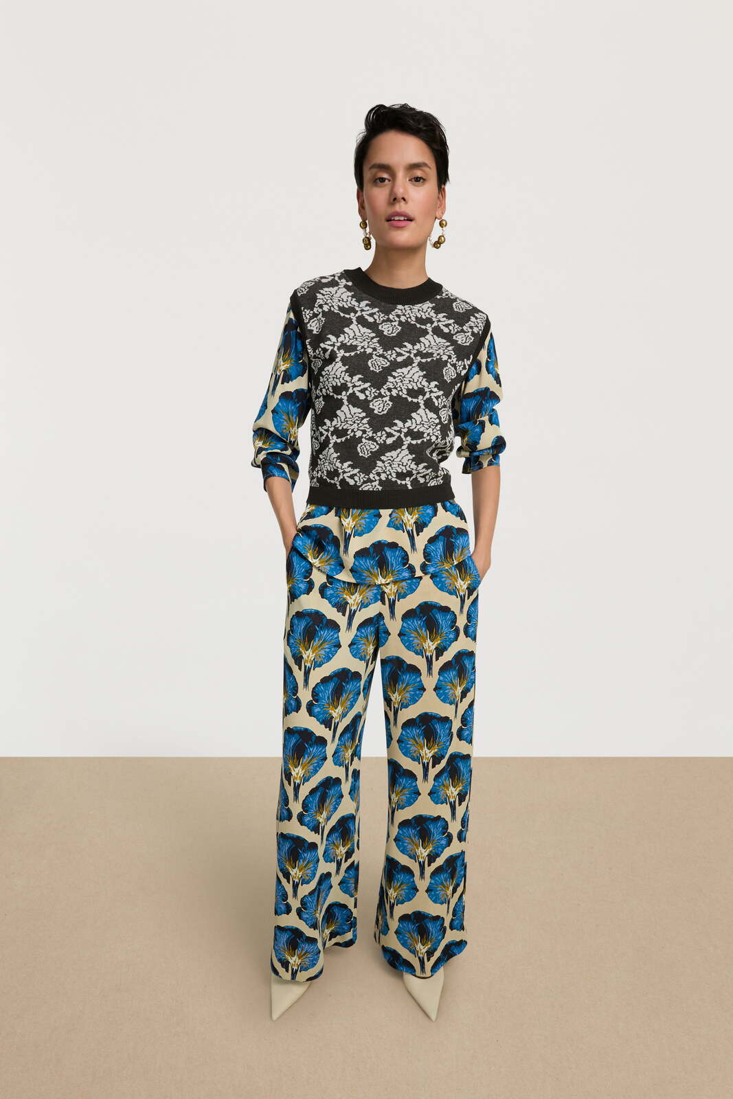 marina pants--kaori ivory