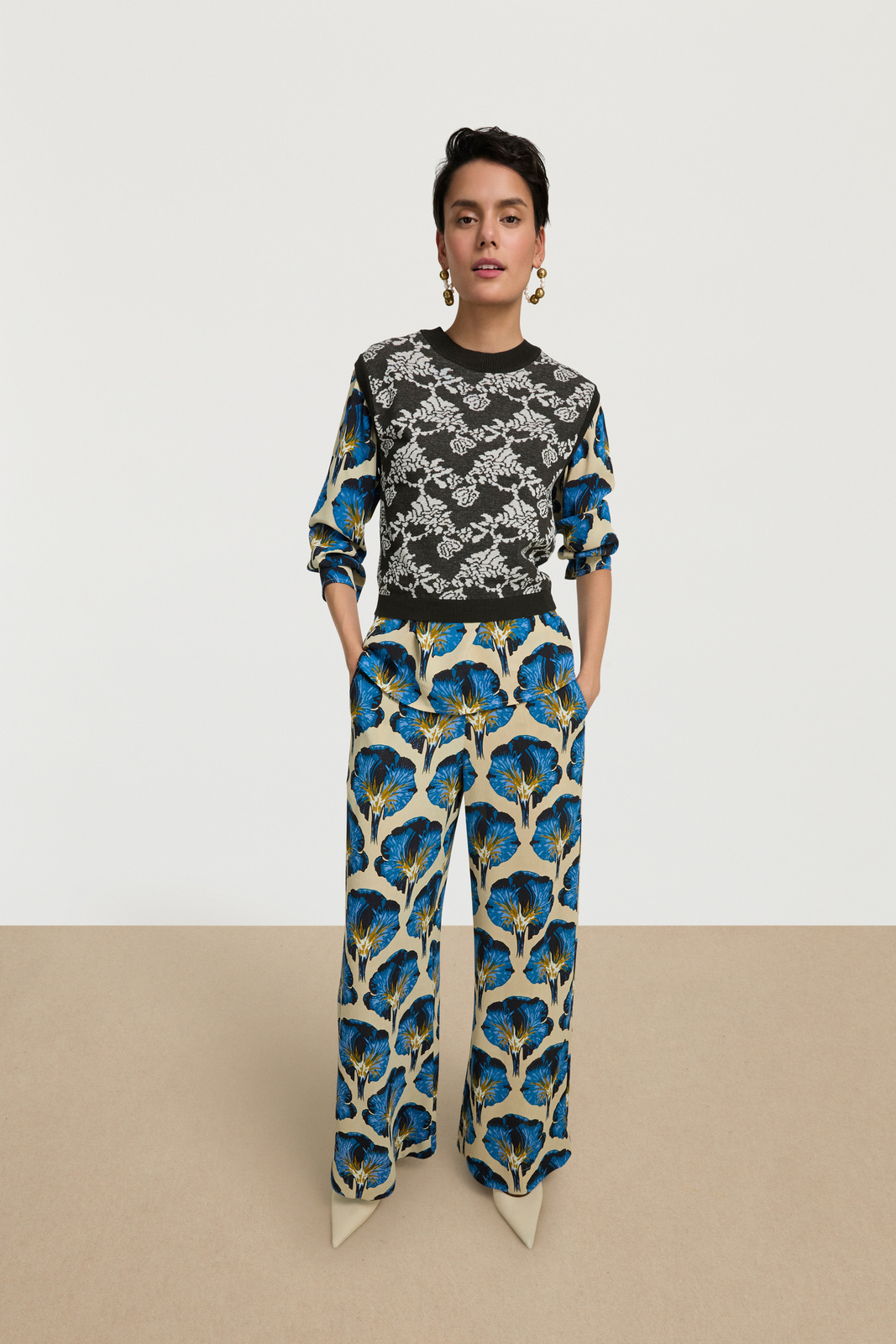 marina pants--kaori ivory