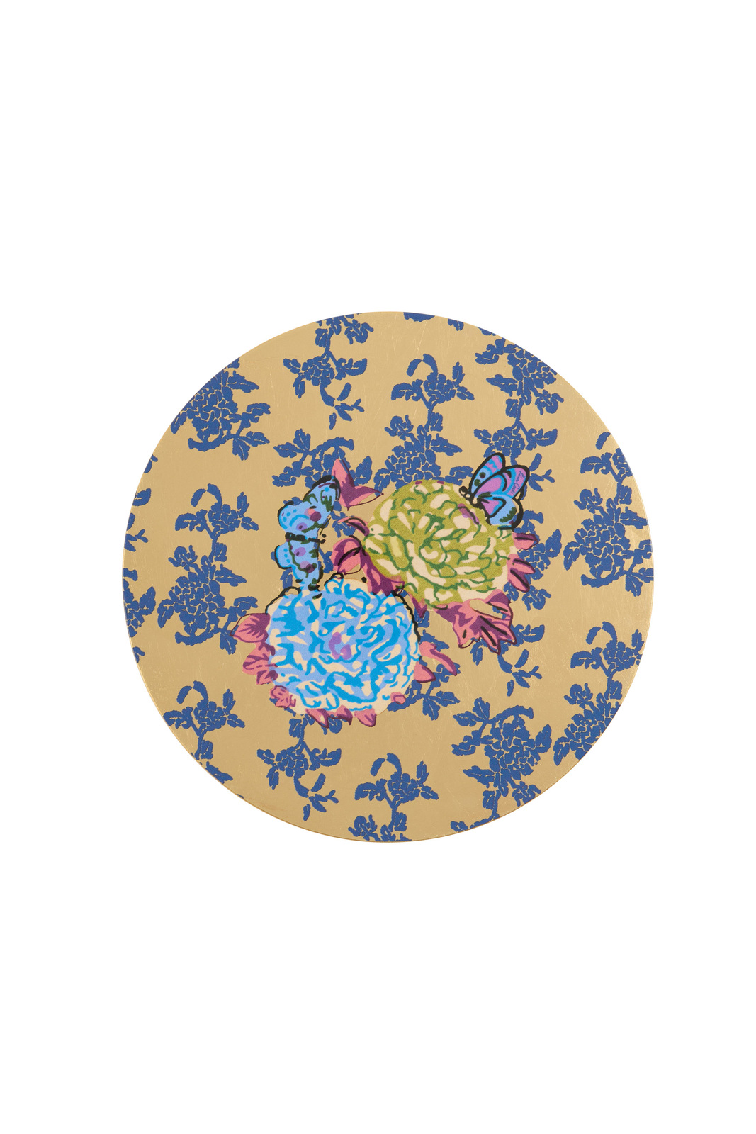 tovaglietta rigida 34cm--oro kandem queen blue