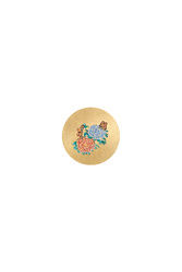coaster--gold kandem queen red