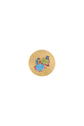 coaster--gold kandem queen blue