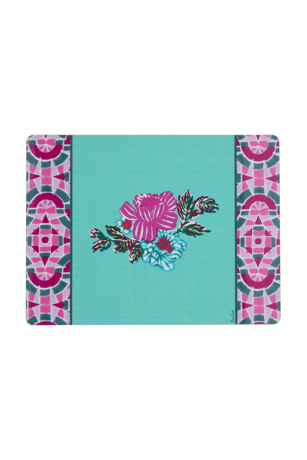 masonite placemat 30x40cm-- amer rose aqua
