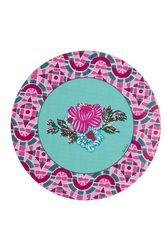 masonite placemat 39cm--amer rose aqua
