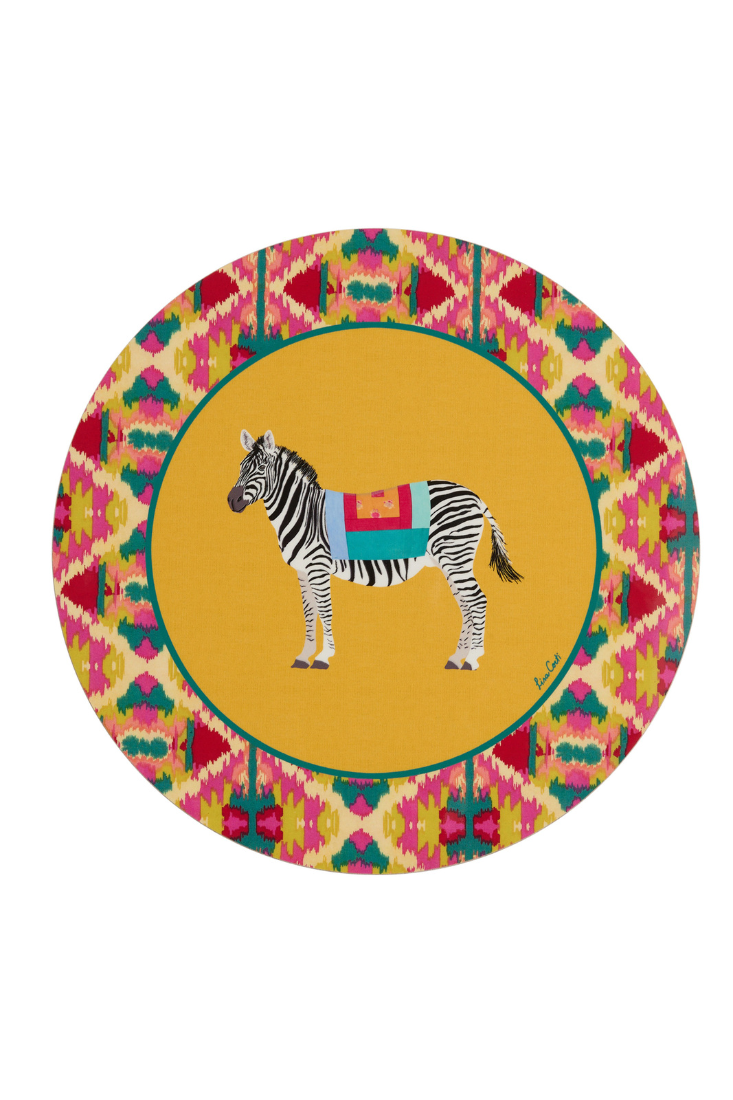 masonite placemat 39cm--safarikat yellow