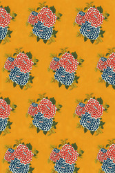 fabric--big corolla gold