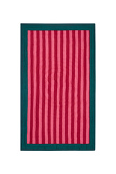 reversible quilt 110x180cm--nizam stripes green natural