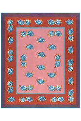 telo cotone 220x270cm--double peonia rust old pink