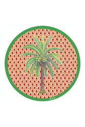 masonite placemat 34cm-- hima palma red 