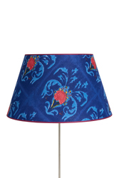 paralume diam 50 brocade royalblue diametro 50