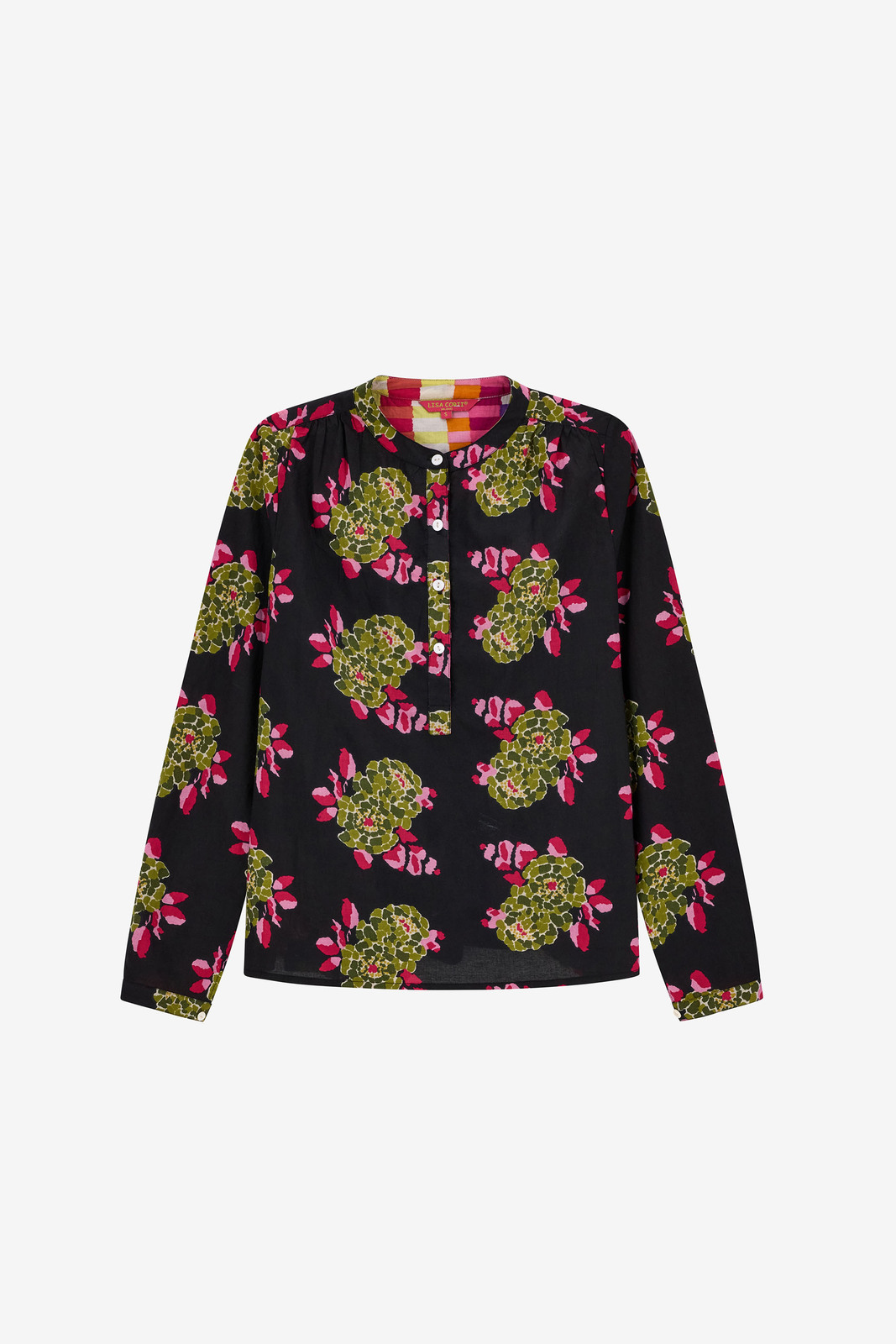 batumi shirt--cambric suiko flw black