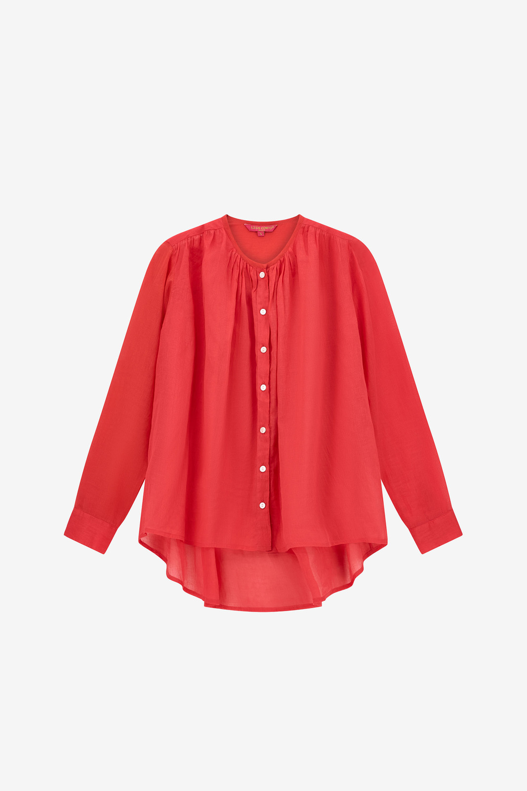 ginger shirt--geranium