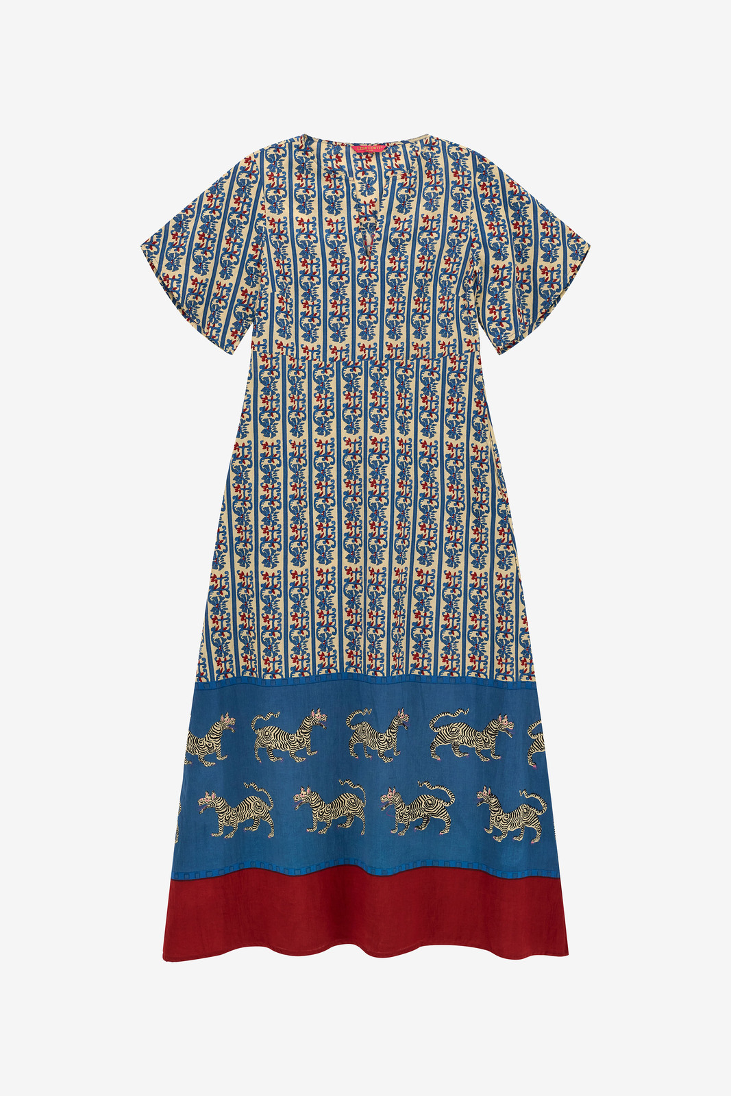 guava caftan--dragon tiger ivory