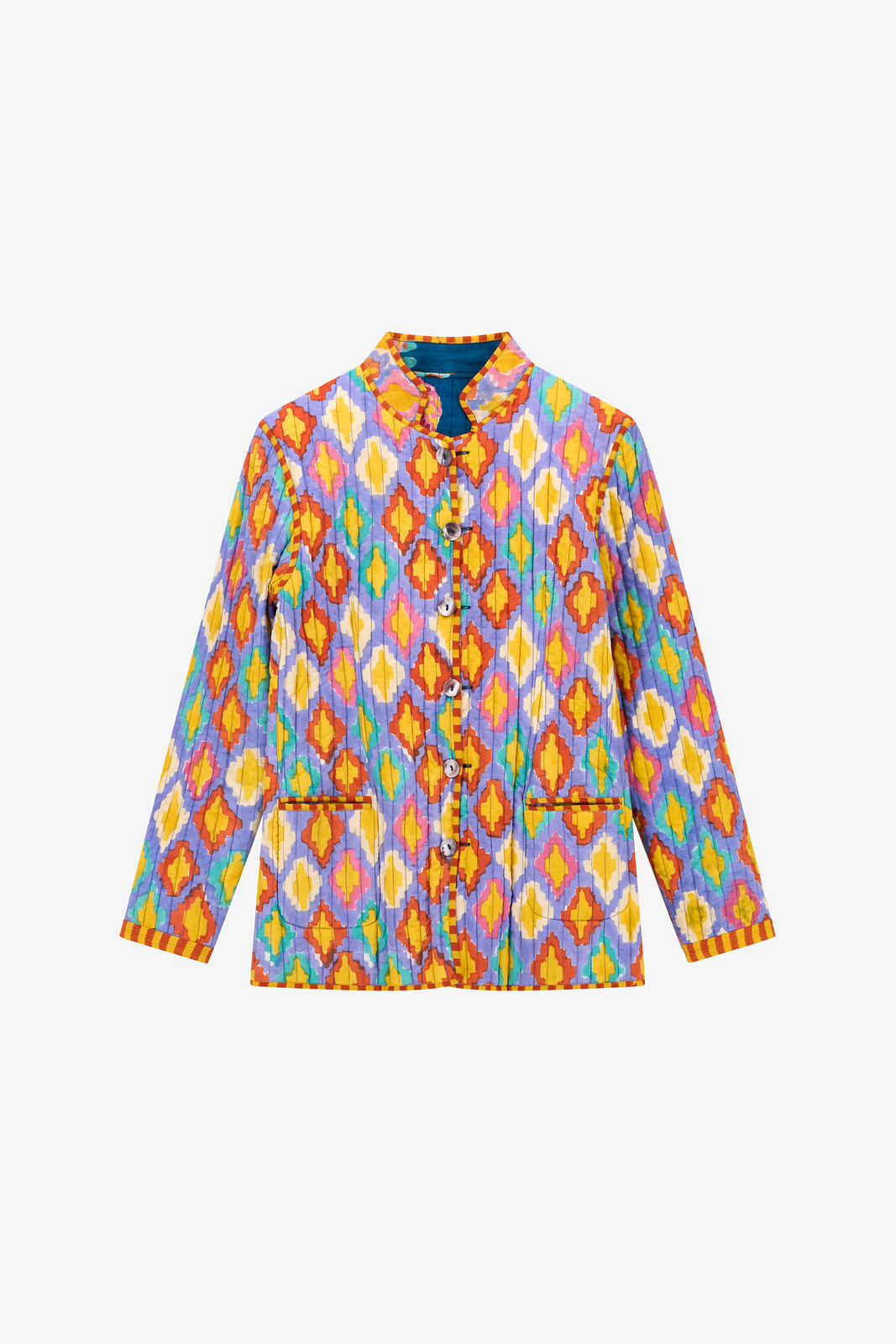 jhodpuri jacket--hima plumbago