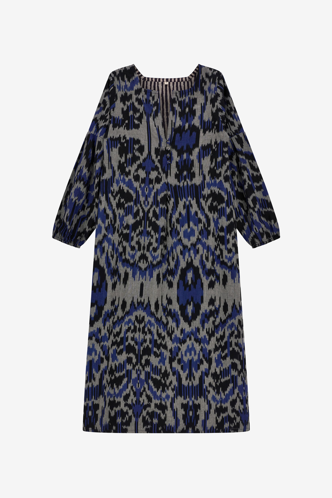 abito khubani--kasuri damask black