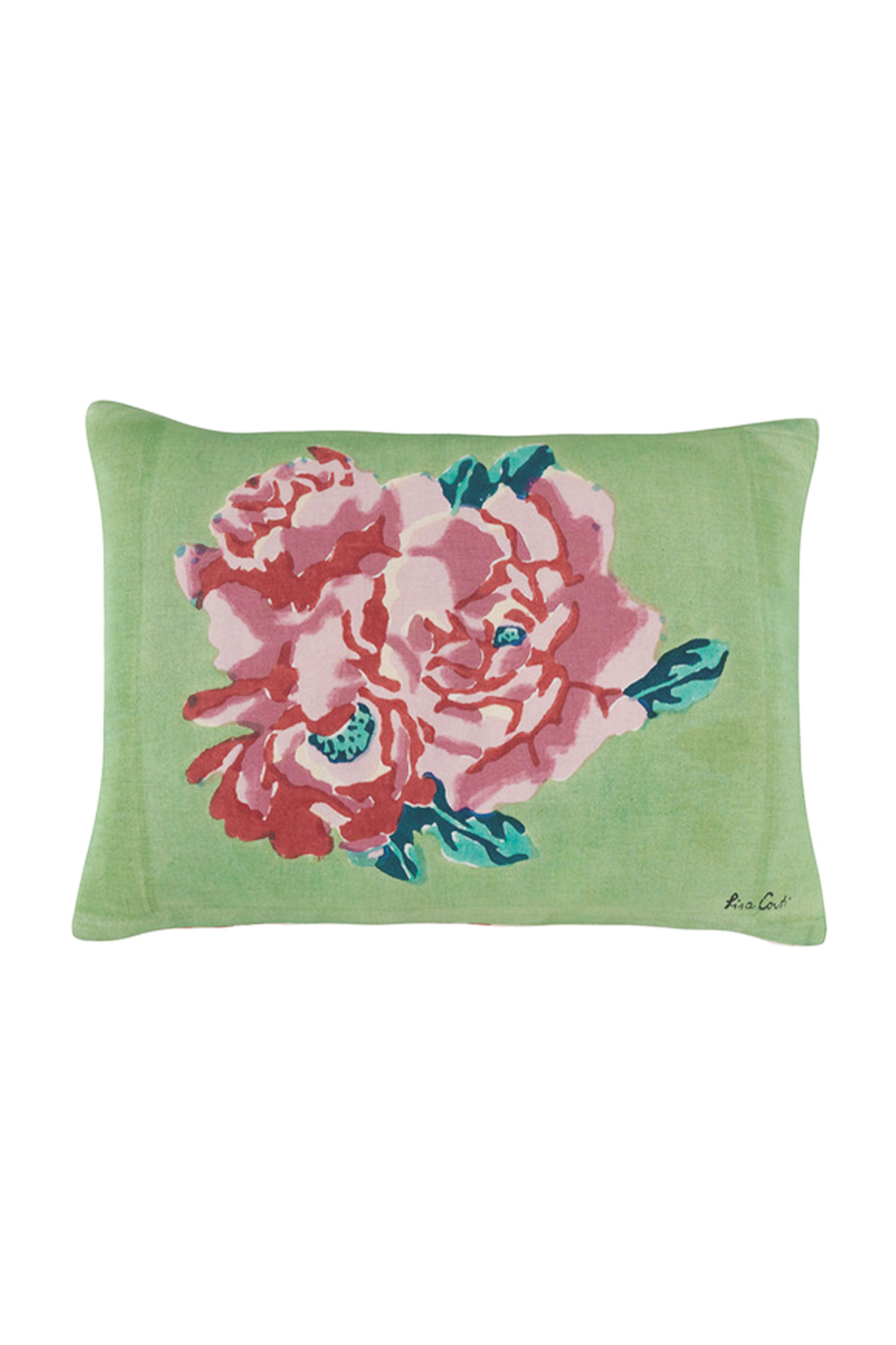 cotton cushion 30x40cm--nina rose mint