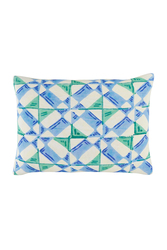 cotton cushion 30x40cm--positano red tiles