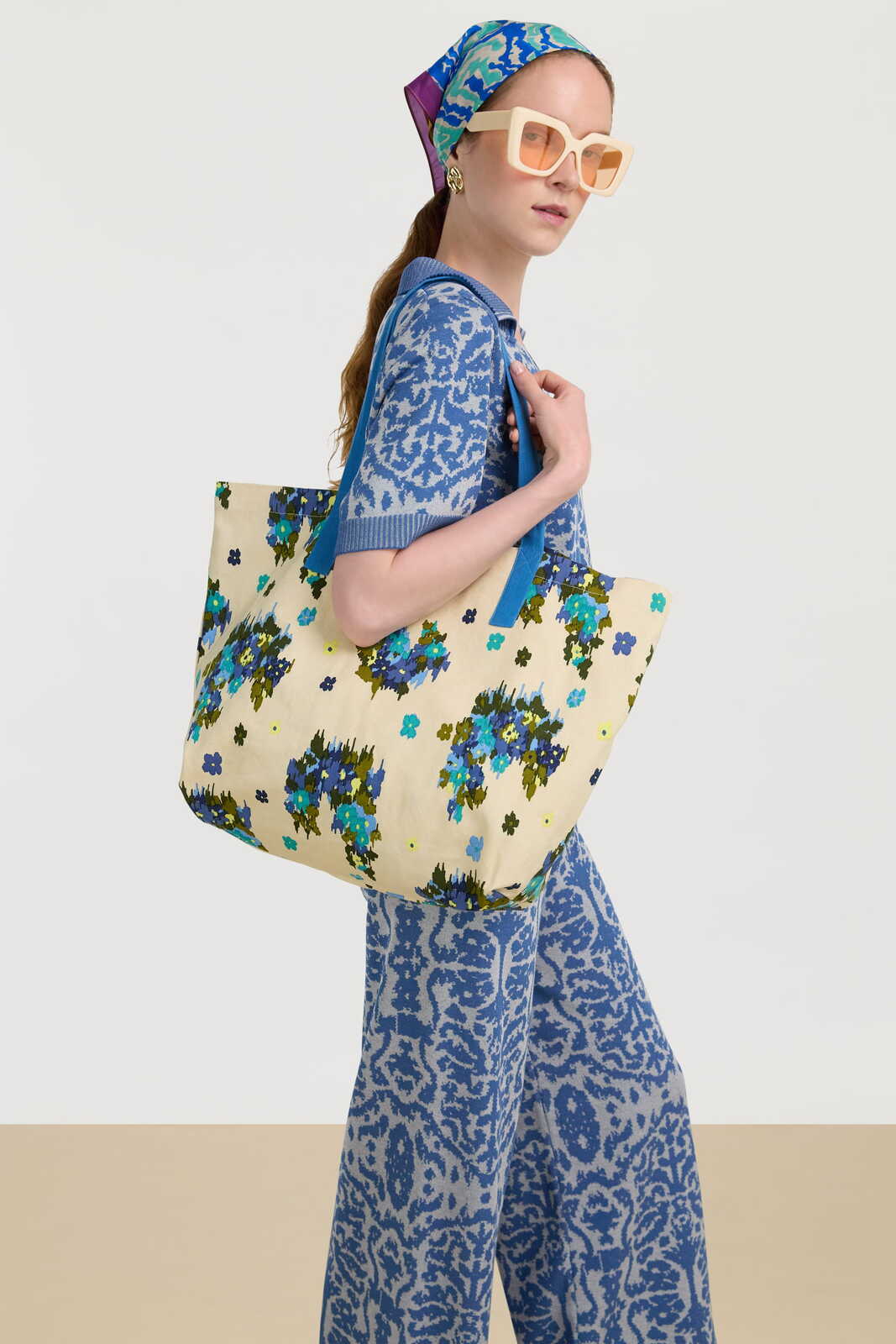 borsa new lisa--ginza bouquet ivory