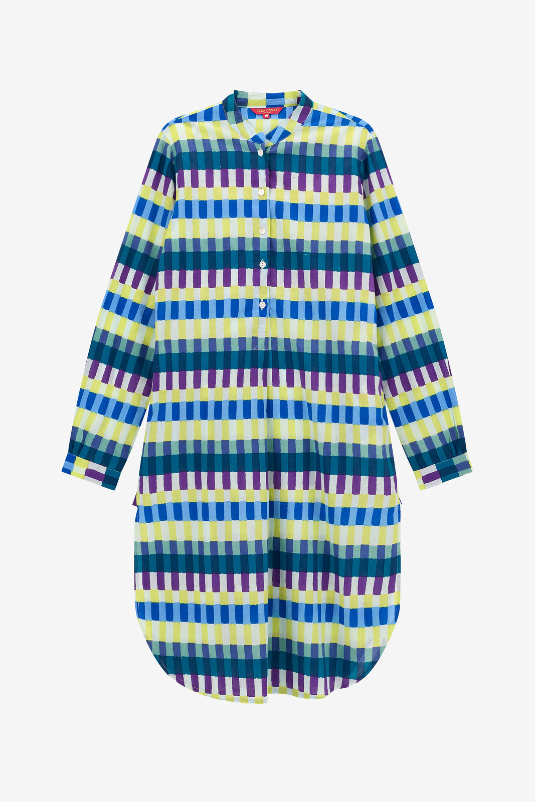 nico shemeez--kusama checkdark teal