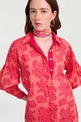 pochette seta--dragon cloud fuxia