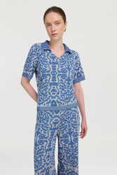 polo shirt--damask design sugar