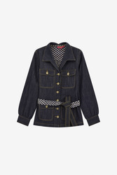 giacca saharian--denim blue