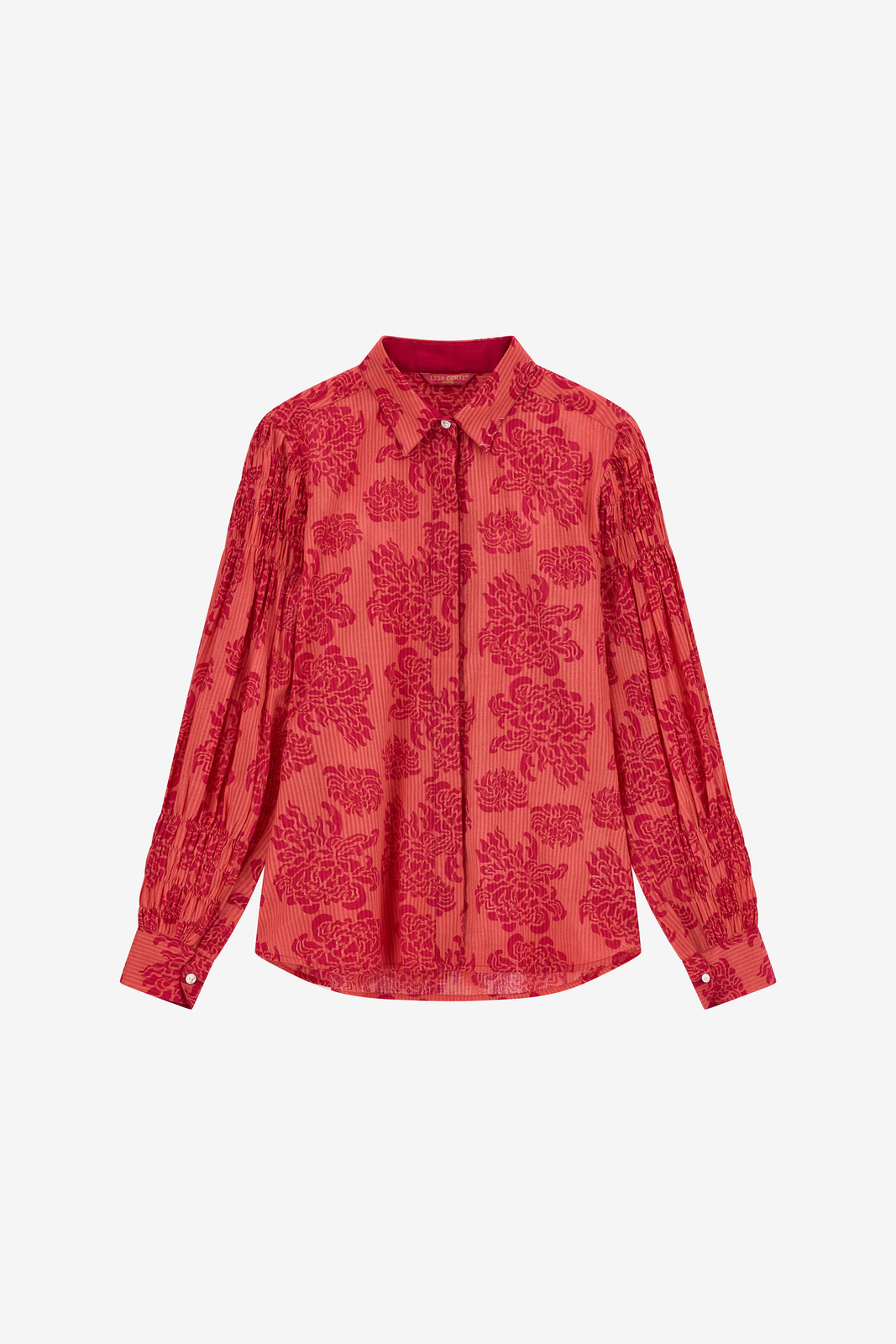 savannah shirt--naoshima peach