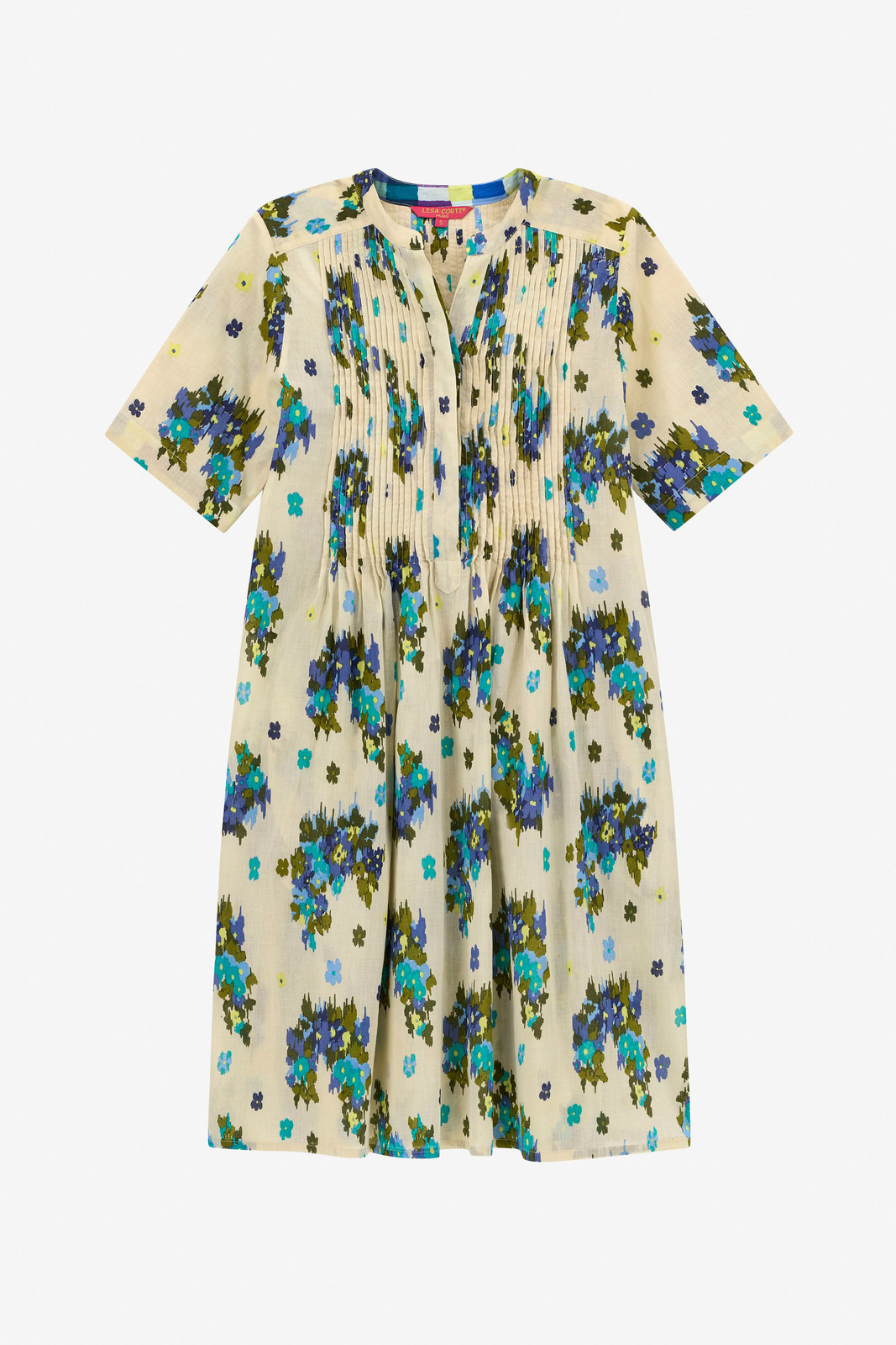 teena dress--ginza bouquet ivory