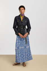 theresa skirt--damask design sugar