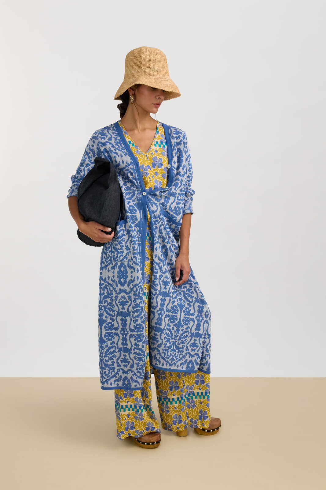 burma pant--japan bounch blue