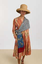 scialle kotadoria 100x200cm--dragon tiger ivory