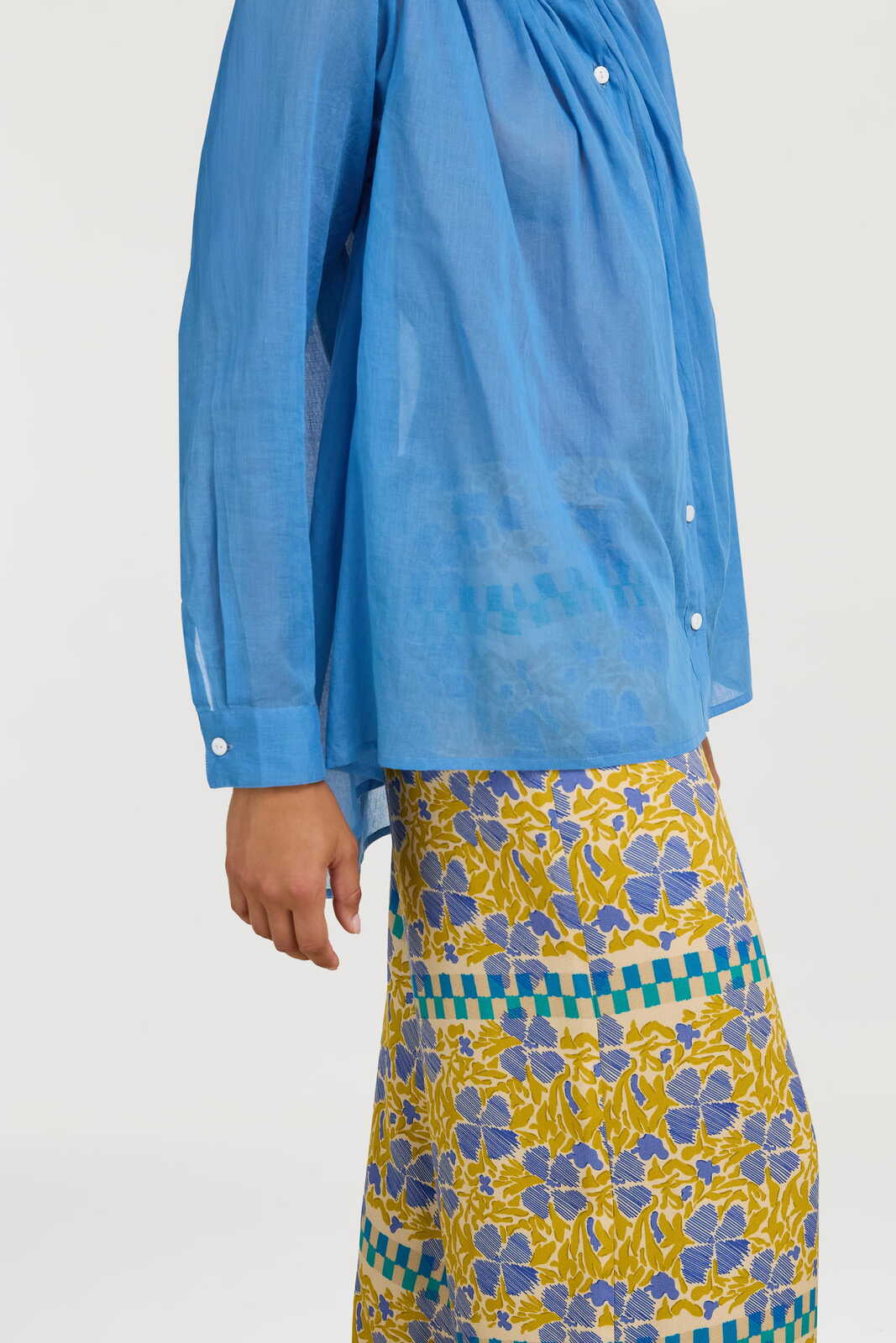 ginger shirt--pervinch sugar