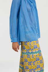 ginger shirt--pervinch sugar